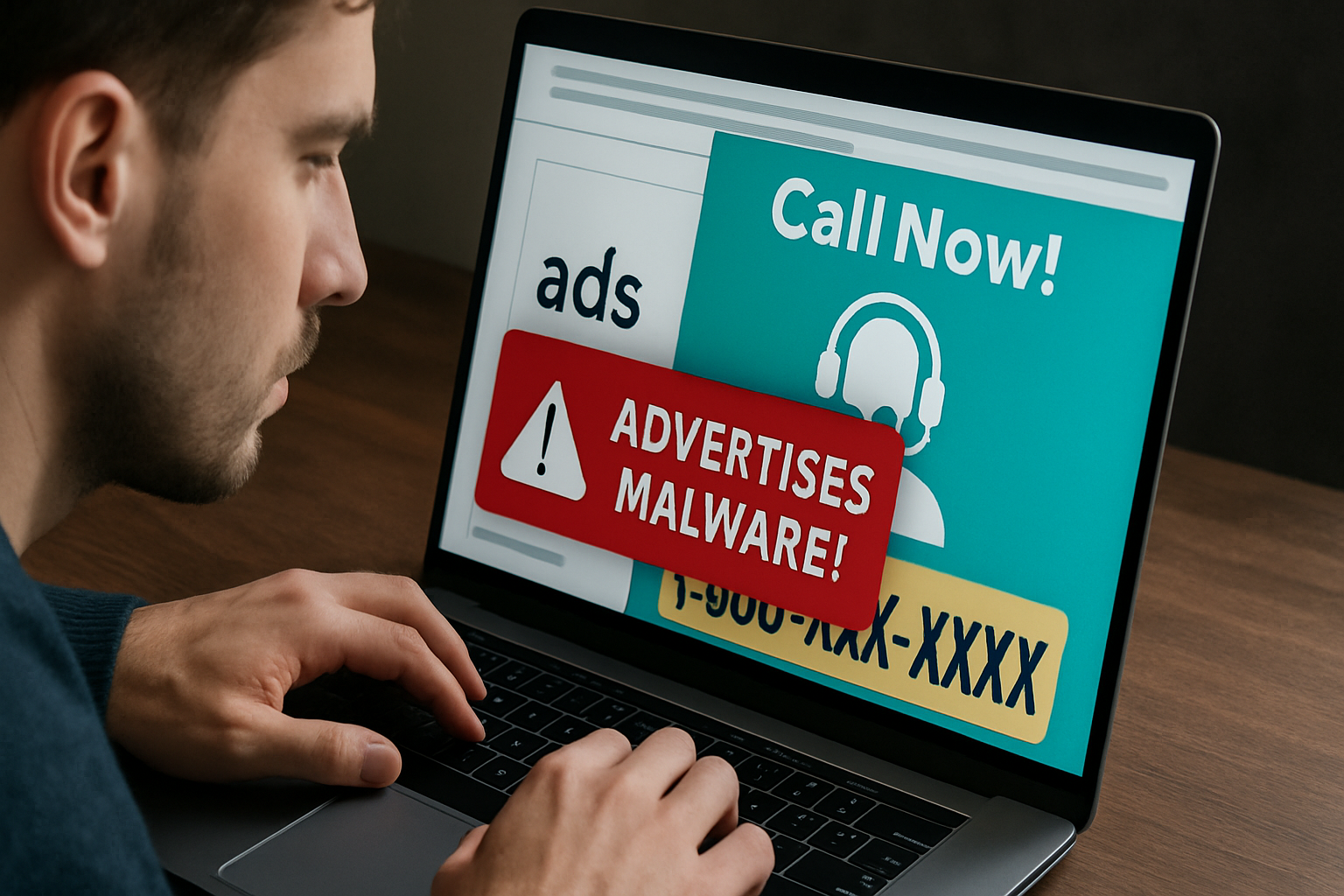 Malvertising: Die neue Masche mit gefälschten Telefonnummern