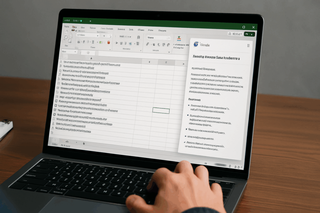 Texte mit Copilot in Excel analysieren