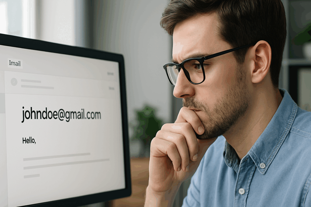 So erkennen Sie gefälschte E-Mail-Adressen durch Kerning